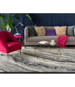 Surya Gemini GMN4034 Charcoal Medium Gray Area Rug 2 ft. X 3 ft. Rectangle