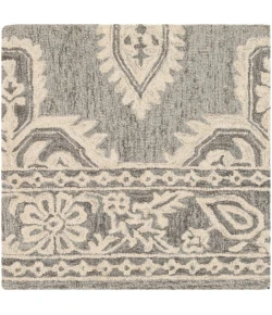 Surya Granada GND2302 Medium Gray Beige Area Rug 6 ft. Round