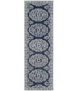 Livabliss Granada GND2308 Dark Blue Medium Gray Area Rug 6 ft. X 9 ft. Rectangle