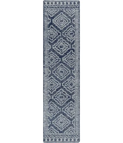 Livabliss Granada GND2322 Navy Light Blue Area Rug 2 ft. 6 in. X 10 ft. Runner