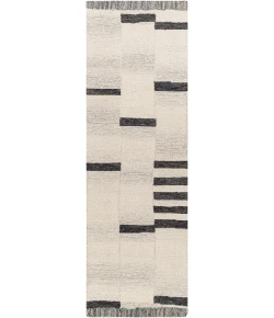 Livabliss Granada GND2330 Black Beige Area Rug 2 ft. 6 in. X 8 ft. Runner