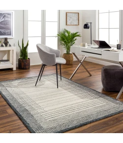 Livabliss Granada GND2341 Beige Blue Area Rug 5 ft. X 7 ft. 6 in. Rectangle