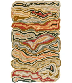 Surya Gypsy GYP202 Dark Red Dark Green Area Rug 2 ft. X 3 ft. Rectangle