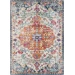 Livabliss Harput HAP1000 Aqua White Area Rug 6 ft. 7 in. X 9 ft. Rectangle