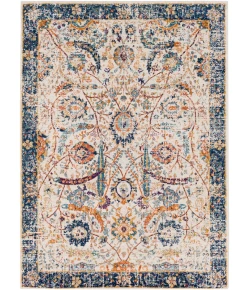 Livabliss Harput HAP1014 Dark Blue Burnt Orange Area Rug 3 ft. 11 in. X 5 ft. 7 in. Rectangle