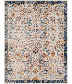 Livabliss Harput HAP1014 Dark Blue Burnt Orange Area Rug 7 ft. 10 in. X 10 ft. 3 in. Rectangle