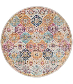 Livabliss Harput HAP1018 Saffron Burnt Orange Area Rug 7 ft. 10 in. Round