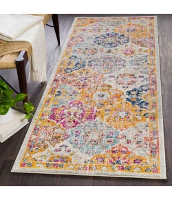 Livabliss Harput HAP1018 Saffron Burnt Orange Area Rug 2 ft. 7 in. X 20 ft. Runner