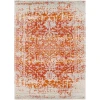 Livabliss Harput HAP1019 Burnt Orange Medium Gray Area Rug 6 ft. 7 in. X 9 ft. Rectangle