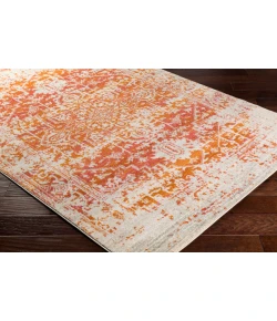 Livabliss Harput HAP1019 Burnt Orange Light Gray Area Rug 3 ft. 11 in. X 5 ft. 7 in. Rectangle
