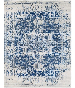 Livabliss Harput HAP1021 Dark Blue Light Gray Area Rug 7 ft. 10 in. X 10 ft. 3 in. Rectangle