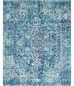 Livabliss Harput HAP1023 Teal Dark Blue Area Rug 7 ft. 10 in. X 10 ft. 3 in. Rectangle