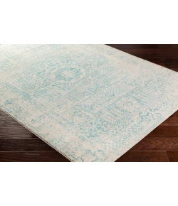 Livabliss Harput HAP1026 Teal Light Gray Area Rug 2 ft. 7 in. X 7 ft. 3 in. Runner
