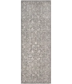Livabliss Harput HAP1029 Charcoal Light Gray Area Rug 2 ft. 7 in. X 7 ft. 3 in. Runner