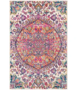 Livabliss Harput HAP1045 Burgandy Burnt Orange Area Rug 2 ft. X 2 ft. 11 in. Rectangle