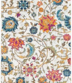 Livabliss Harput HAP1074 Saffron Teal Area Rug 2 ft. 7 in. X 7 ft. 3 in. Runner