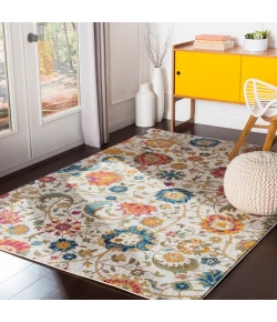 Livabliss Harput HAP1074 Saffron Teal Area Rug 2 ft. 7 in. X 7 ft. 3 in. Runner