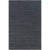 Surya Hickory HCK2300 Charcoal Black Area Rug 6 ft. X 9 ft. Rectangle
