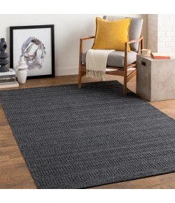 Surya Hickory HCK2300 Charcoal Black Area Rug 9 ft. X 12 ft. Rectangle