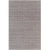 Surya Hickory HCK2304 Dark Brown Beige Area Rug 6 ft. X 9 ft. Rectangle