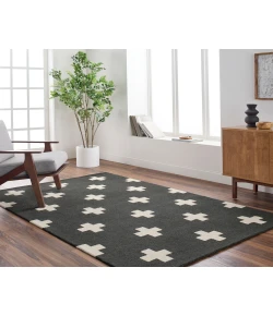 Livabliss Hilda HDA2391 Black White Area Rug 2 ft. 3 in. X 10 ft. Runner