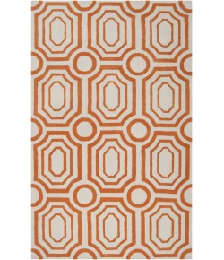 Surya Hudson Park HDP2009 Bright Orange Cream Area Rug 2 ft. X 3 ft. Rectangle