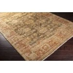 Surya Hillcrest HIL9004 Dark Red Dark Brown Area Rug 5 ft. 6 in. X 8 ft. 6 in. Rectangle