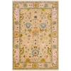Surya Hillcrest HIL9043 Tan Bright Pink Area Rug 3 ft. 6 in. X 5 ft. 6 in. Rectangle