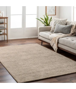 Surya Helen HLE2301 Oatmeal Medium Gray Area Rug 6 ft. X 9 ft. Rectangle
