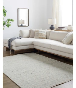 Surya Hamburg HMB2300 Light Grey Beige Area Rug 3 ft. X 10 ft. Runner