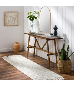 Livabliss Hemingway HMG2303 Ivory Black Area Rug 2 ft. 3 in. X 7 ft. 6 in. Runner