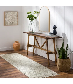 Livabliss Hemingway HMG2305 Ivory Black Area Rug 2 ft. 3 in. X 7 ft. 6 in. Runner