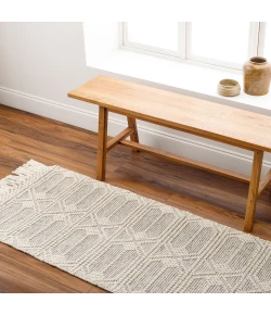 Livabliss Hemingway HMG2310 Ivory Black Area Rug 2 ft. 3 in. X 7 ft. 6 in. Runner