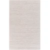 Surya Holmes HMS5002 Dark Brown White Area Rug 4 ft. X 6 ft. Rectangle