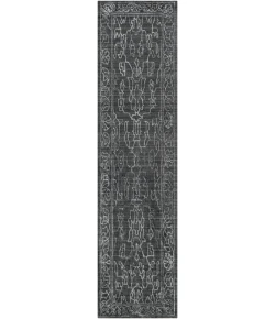 Surya Hightower HTW3002 Charcoal Light Gray Area Rug 2 ft. 6 in. X 10 ft. Runner