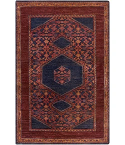 Surya Haven HVN1216 Burgundy Dark Purple Area Rug 3 ft. 6 in. X 5 ft. 6 in. Rectangle
