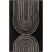 Livabliss Isabel IBL2302 Beige Black Area Rug 9 ft. X 12 ft. Rectangle