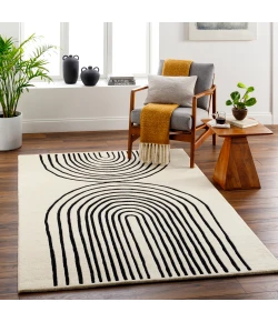 Livabliss Isabel IBL2303 Beige Black Area Rug 9 ft. X 12 ft. Rectangle