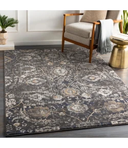 Livabliss Indigo IGO2317 Black Charcoal Area Rug 6 ft. 7 in. X 9 ft. Rectangle