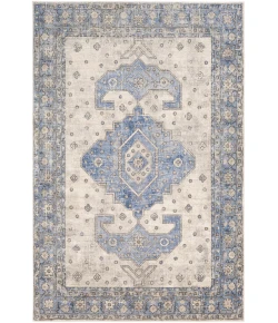 Livabliss Indigo IGO2325 Bright Blue Medium Gray Area Rug 4 ft. 3 in. X 5 ft. 7 in. Rectangle