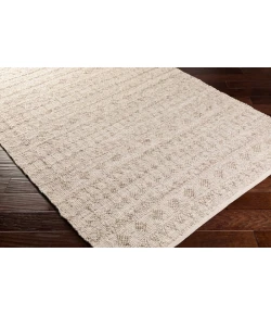Surya Ingrid ING2006 Metallic - Silver White Area Rug 5 ft. X 7 ft. 6 in. Rectangle