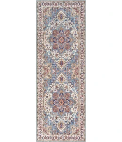 Livabliss Iris IRS2301 Navy Ice Blue Area Rug 2 ft. 3 in. X 3 ft. 9 in. Rectangle