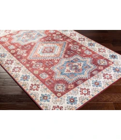 Livabliss Iris IRS2307 Dark Red Ivory Area Rug 3 ft. 6 in. X 5 ft. 6 in. Rectangle