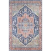 Livabliss Iris IRS2312 Navy Peach Area Rug 9 ft. X 12 ft. Rectangle