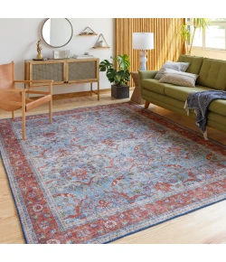 Livabliss Iris IRS2323 Blue Area Rug 9 ft. X 12 ft. Rectangle