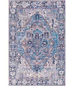 Livabliss Iris IRS2362 Denim Dark Blue Area Rug 9 ft. X 12 ft. Rectangle