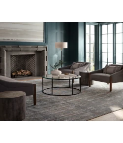 Surya Isfahan ISF2304 Olive Gray Area Rug 12 ft. X 15 ft. Rectangle