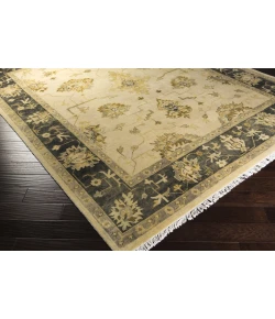 Surya Istanbul IST1003 Khaki Dark Green Area Rug 3 ft. 6 in. X 5 ft. 6 in. Rectangle