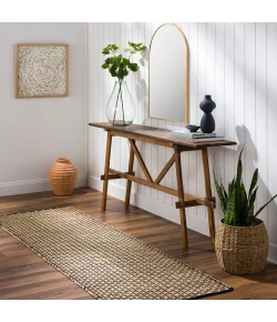 Livabliss Jasmine JAM2300 Black Light Beige Area Rug 2 ft. 6 in. X 8 ft. Runner