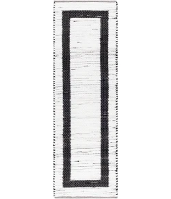 Livabliss Jean JEA2303 Ivory Black Area Rug 2 ft. 6 in. X 8 ft. Runner